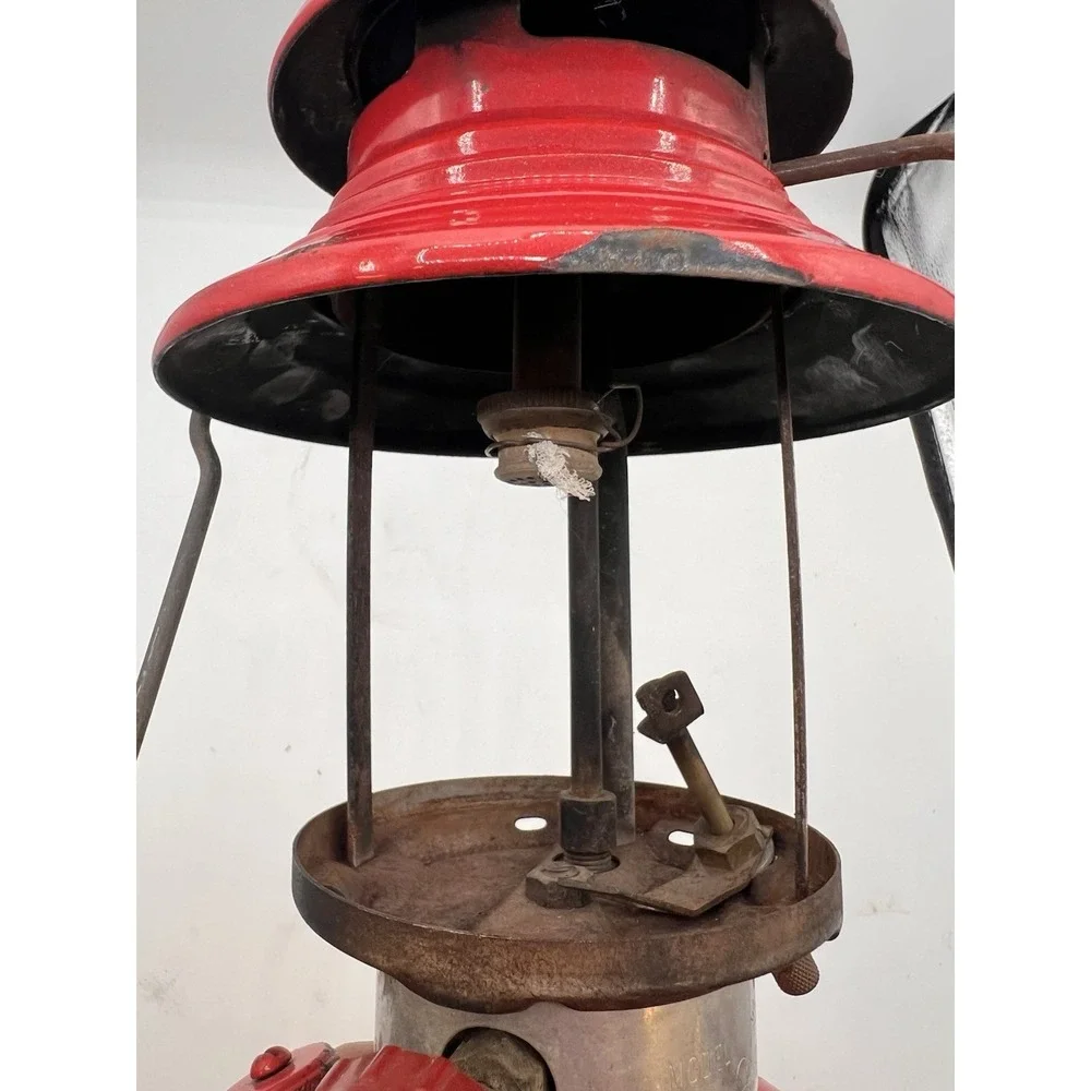 Coleman 200A Lantern - Red Vintage 1955 No Glass